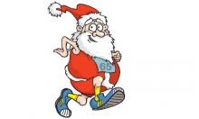 running Santa